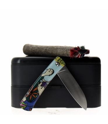 Couteau de poche Roland Lannier x PUR JUS